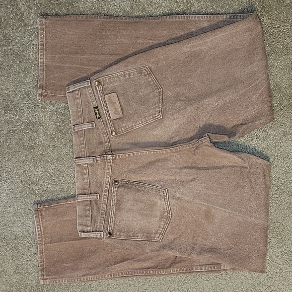 Wrangler Other - VTG Wrangler Brown Jeans Chocolate Denim 13MWZKL Cowboy Cut Made in the usa 90s